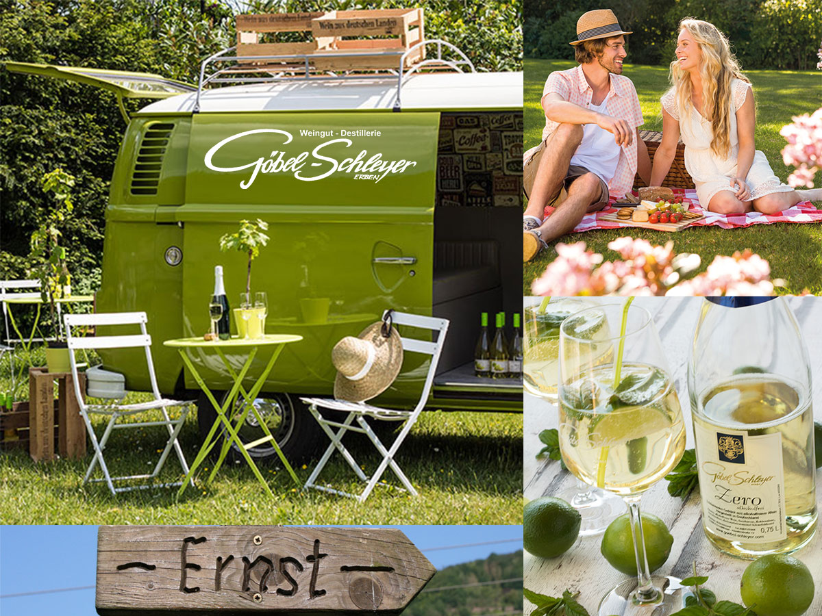 Frühstücks-Picknick im Garten am 28. Mai