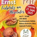 Walnussfest in Ernst am 27. September