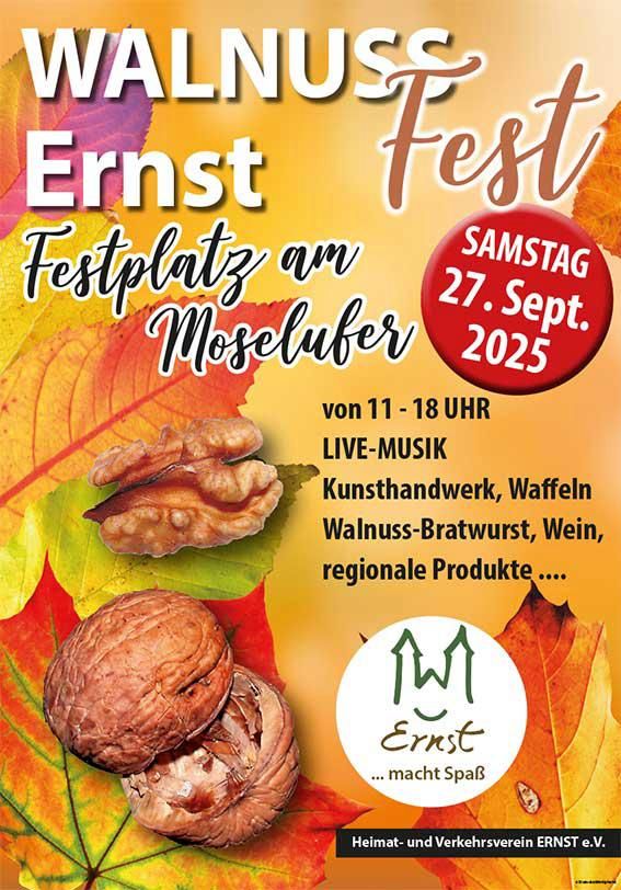 Walnussfest in Ernst am 27. September